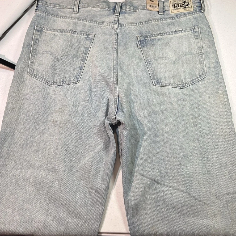 Nwt Levis SilverTab 40x30 Men's Loose 100% Cotton Tapered Leg Jeans READ MORE